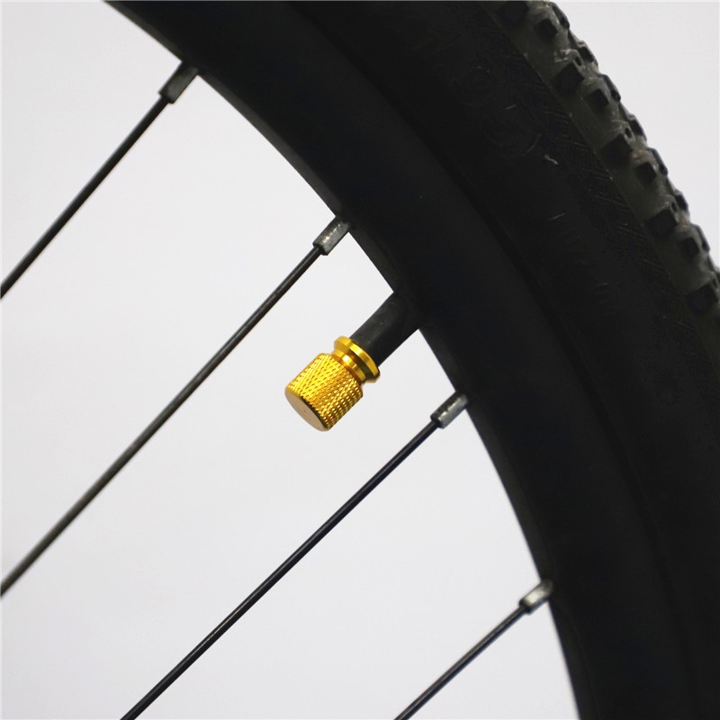 Xe máy bánh xe cắm van lốp nắp đậy bụi hợp kim nhôm chống bụi ô tô xe máy bánh xe cắm van phụ kiện nắp van - YKD