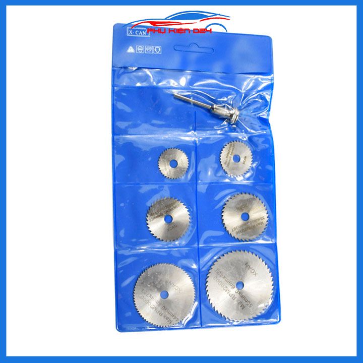Lưỡi cắt răng cưa đa năng HSS kèm trục cắt 3.2mm đường kính 22mm/35mm/44mm/50mm chất lượng cao