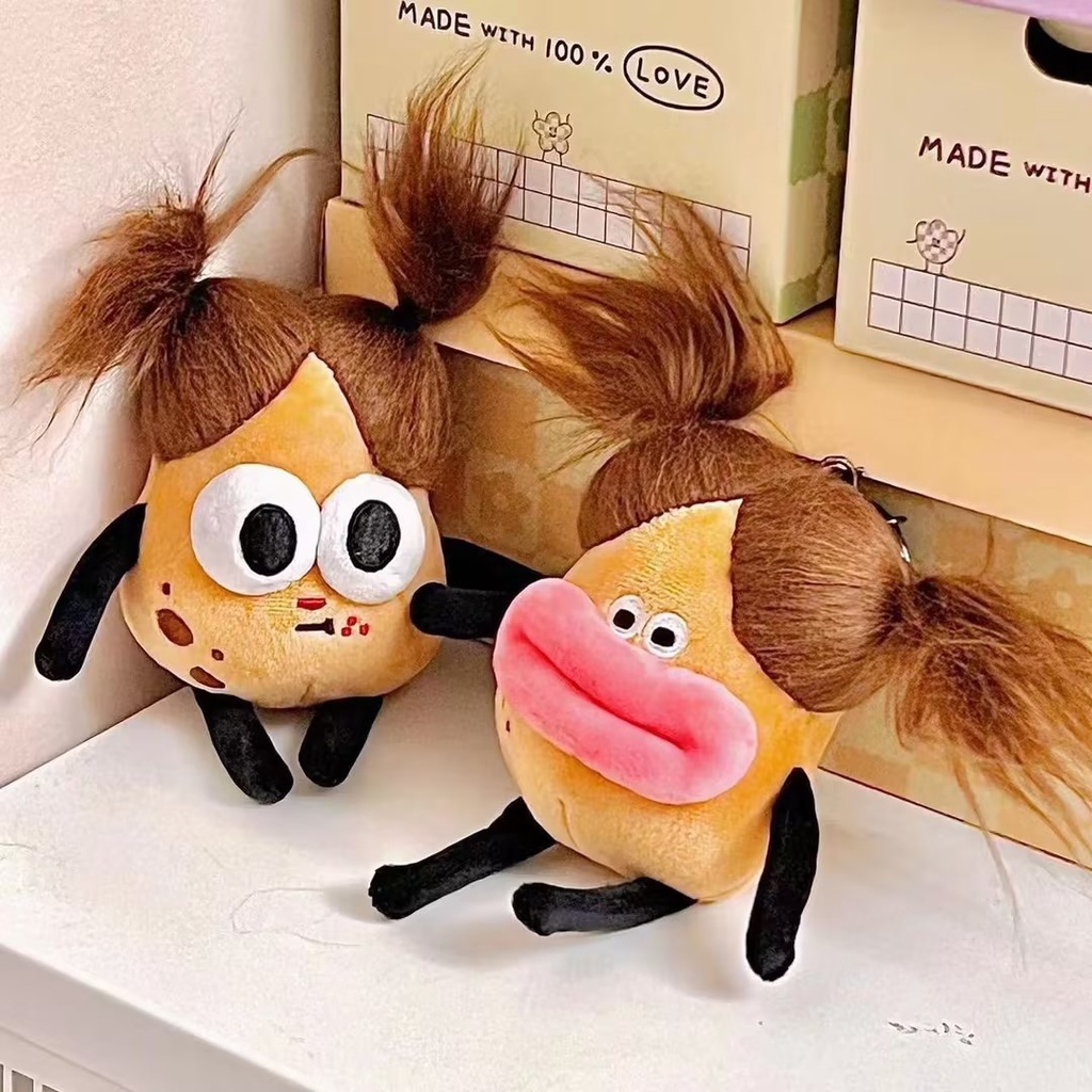 Búp Bê Hoạt Hình Màu Nâu Đơn Giản Sáng Tạo