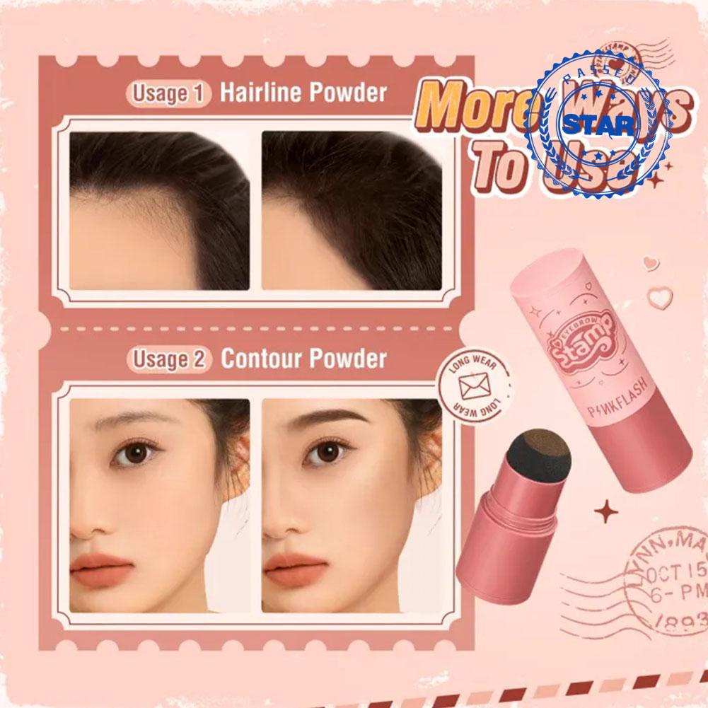 Pinkflash dual purpose hairline powder eyebrow powder waterproof and is long-lasting f0c8
