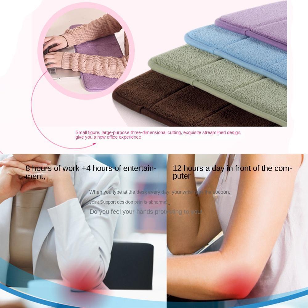 Tấm lót khuỷu tay cho máy tính hàng đầu, tấm lót khuỷu tay bàn phím cotton 60 * 20cm, bàn phím ultra soft sweat-absorbent tựa khuỷu tay cho máy tính để bàn