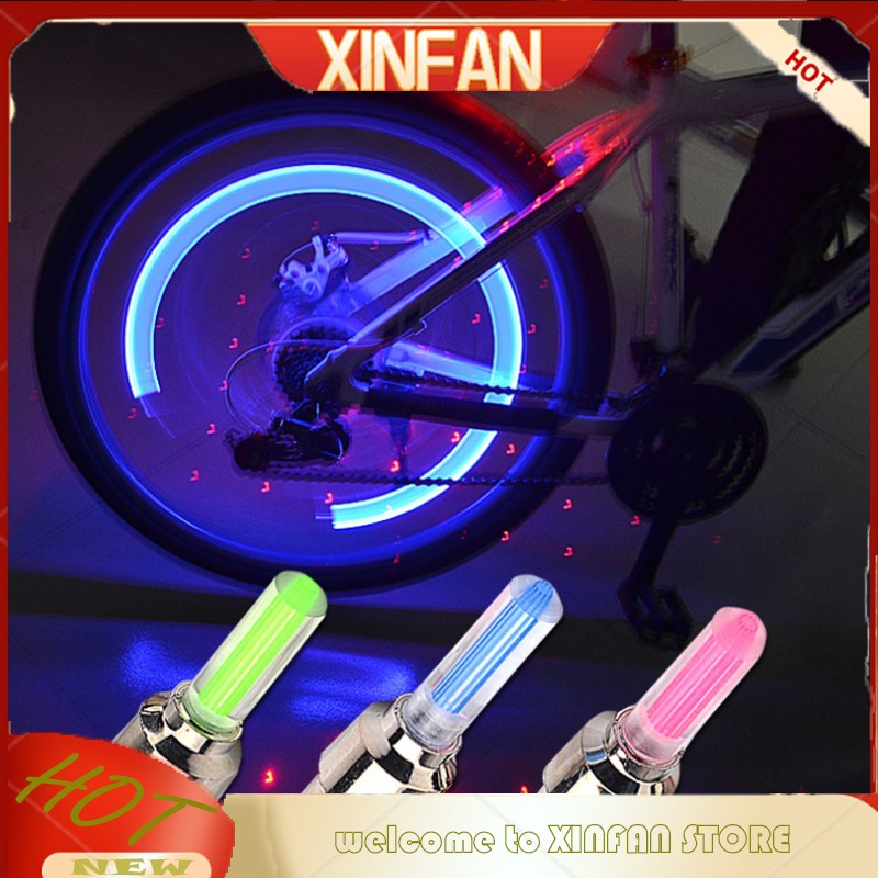 Xinfan  van led gắn đèn xe ô tô bánh xe ô tô đèn led phát sáng trang trí bánh xe độc đáo thích hợp cho ô tô / xe đạp / xe máy