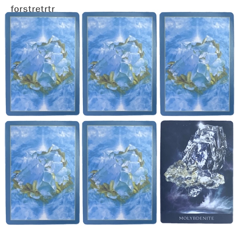 Forstretrtr crystal oracle card tarot lời tiên tri số phận bói toán bộ bài gia đình ban tiệc trò chơi người mới bắt đầu bài bói bài trò chơi en