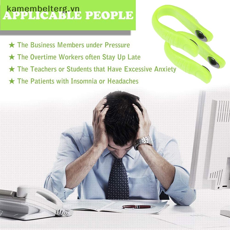 Kam máy mát xa bấm huyệt có thể đeo được giảm đau đầu giảm căng thẳng giảm đau đầu vn