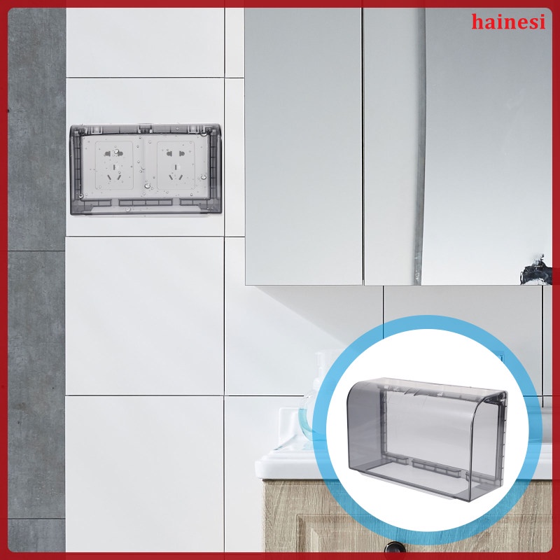 Nắp ổ cắm chống thấm trong nhà ngoài trời 2 gang nắp bảo vệ bên ngoài trẻ mới biết đi hainesi.vn