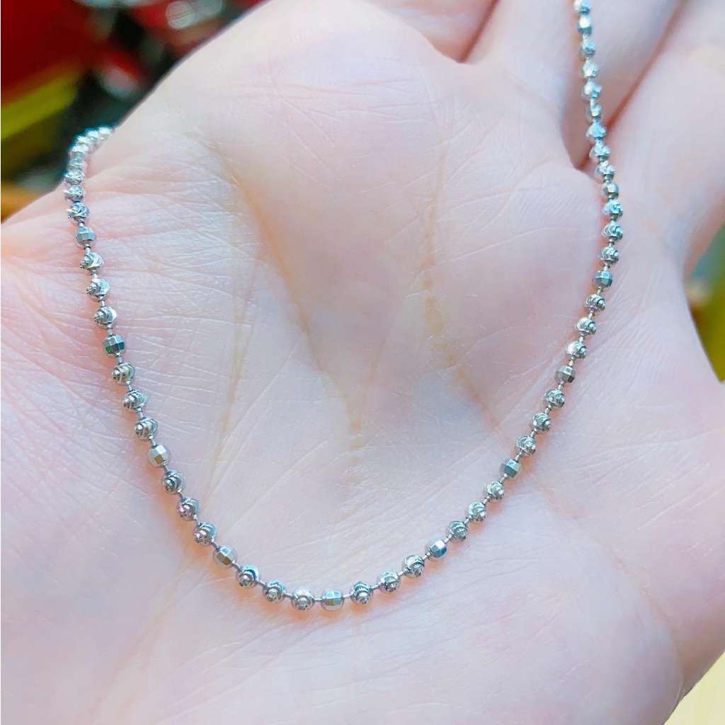 Phụ kiện Lắc chân bi tròn 2li xi kim LC012