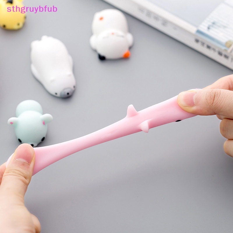 Sthb 2/5/10 cái động vật nhỏ squishy đồ chơi bóp bóng đồ chơi thần tài đồ chơi pinch nhào đồ chơi giảm căng thẳng đồ chơi kid party favor vn