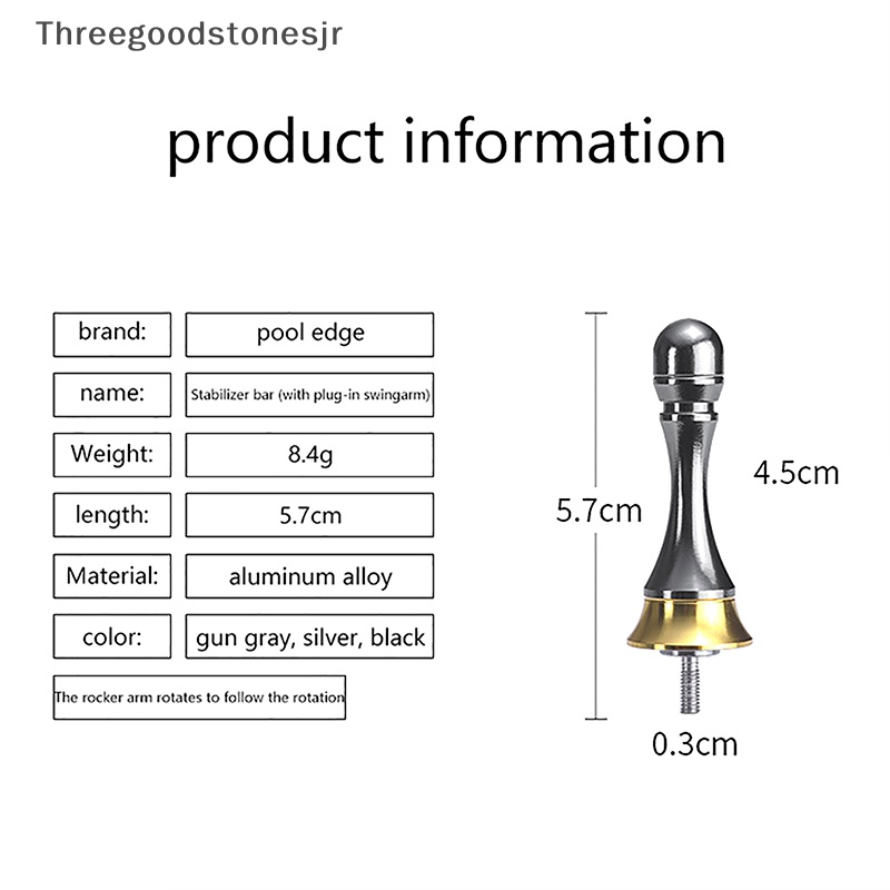 Tgs pool blade road runner spinning reel balance rod aluminium alloy balance column fishing reel bộ phận chuyển đổi balance rod spinning reel jr