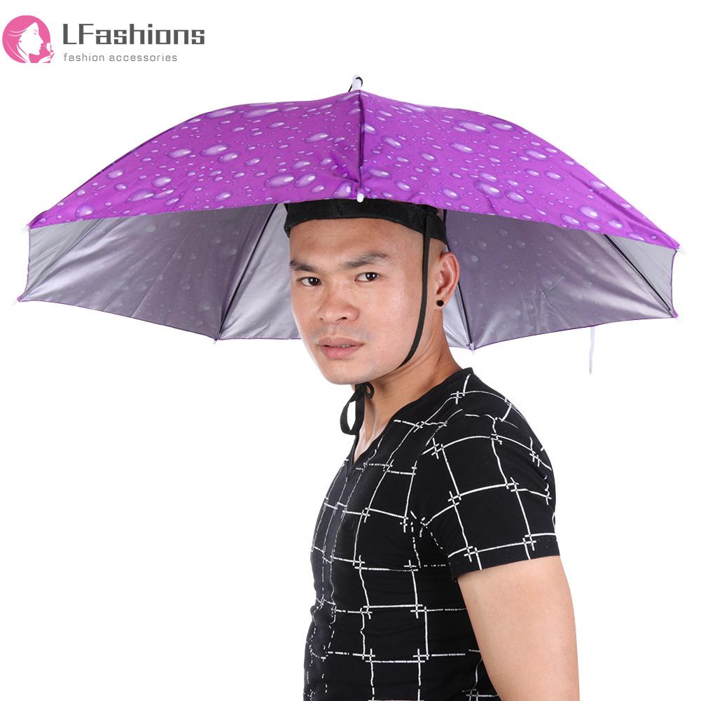 ❀ Zalo ❀ - Mũ dù có thể gập lại ngoài trời che nắng chống thấm nước mũ nón cắm trại