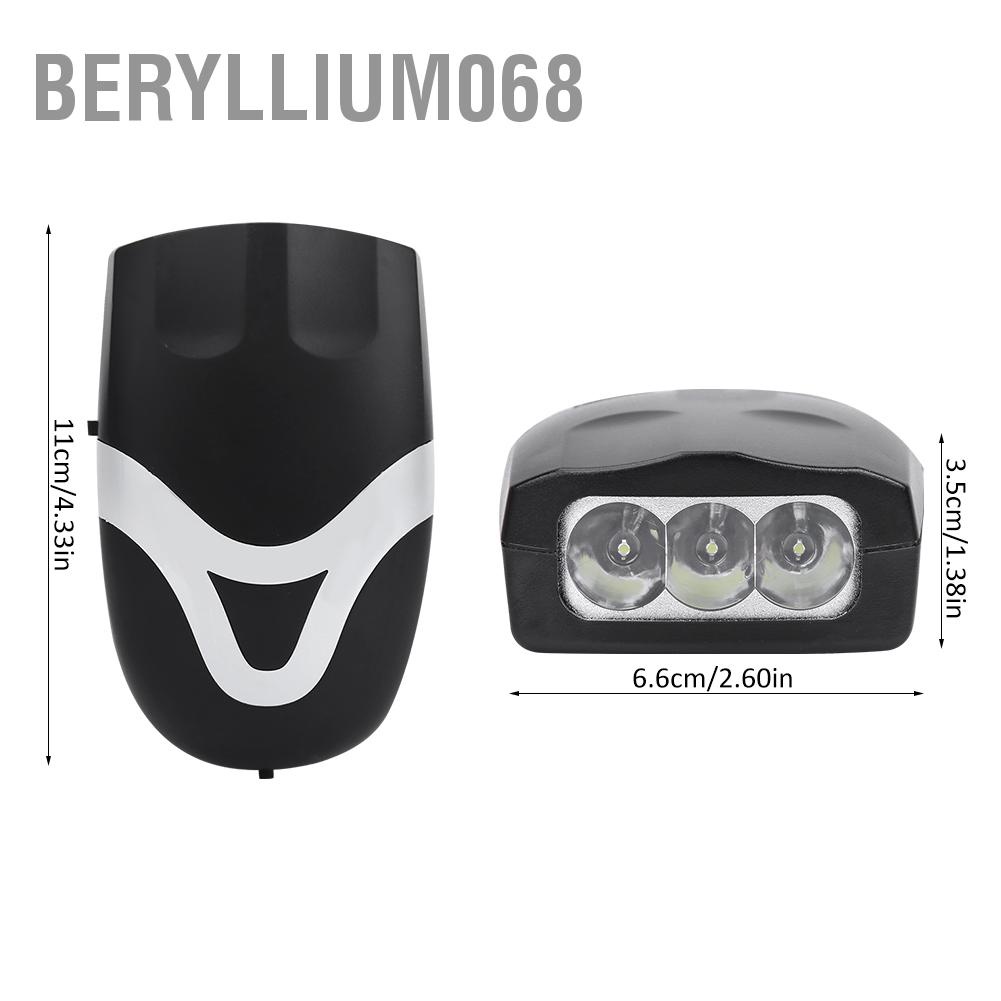 Đèn pha phía trước xe đạp -  đèn LED ngoài trời không thấm nước - Beryllium068