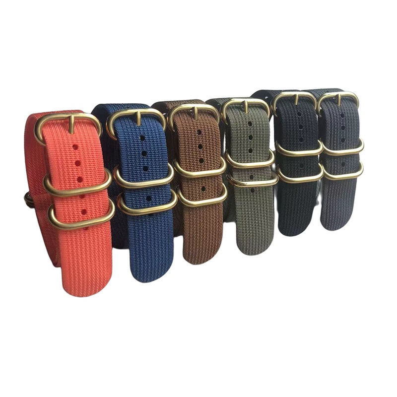 Dây đeo đồng hồ nato nylon vòng đeo tay mật độ cao 18mm 20mm 22mm 24mm chống bền dây đeo đồng hồ nam thay thế dây đeo bằng vải dệt