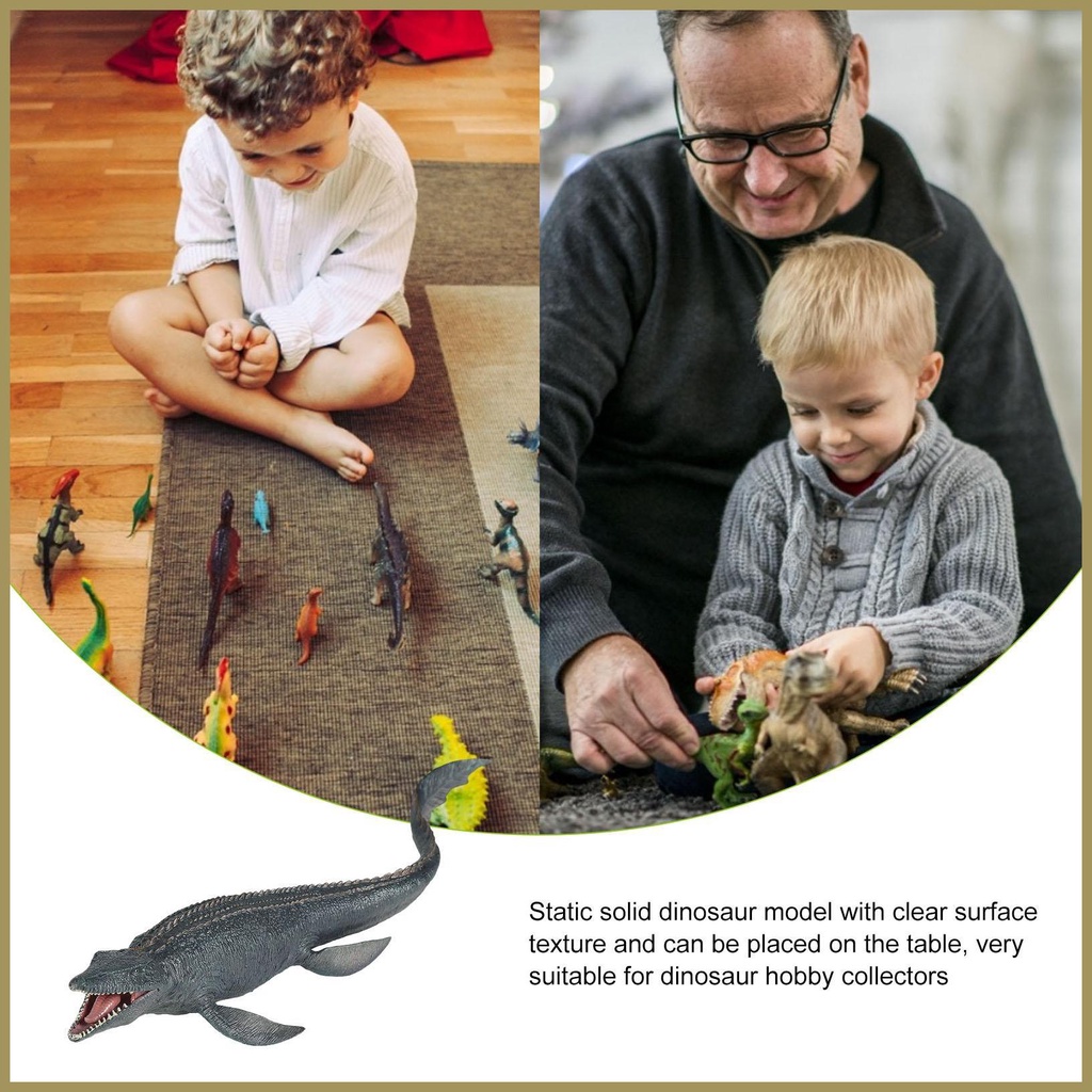 Hình thực tế khủng long mosasaurus bộ sưu tập mô hình đồ chơi bé trai sư tử trưởng thành cá sấu wild beast trang chủ decroation paca3vn