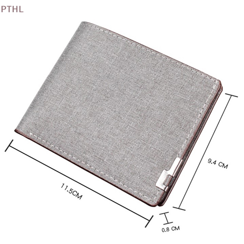 Ví denim ví nam nữ chèn ví kinh doanh có thể gập lại hình ảnh ví tiền xu ví tiền mỏng tiền tín dụng chủ thẻ id túi pt