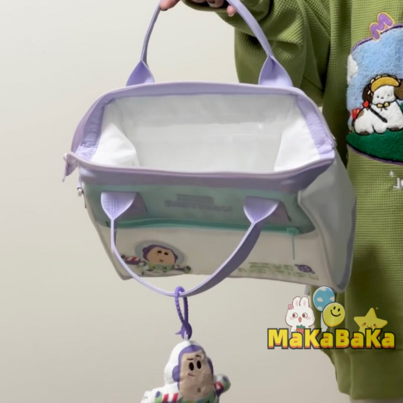 Túi Xách Canvas Cỡ Lớn In Họa Tiết Hoạt Hình Toy Story Buzz Lightyear Dễ Thương Cho Cặp Đôi