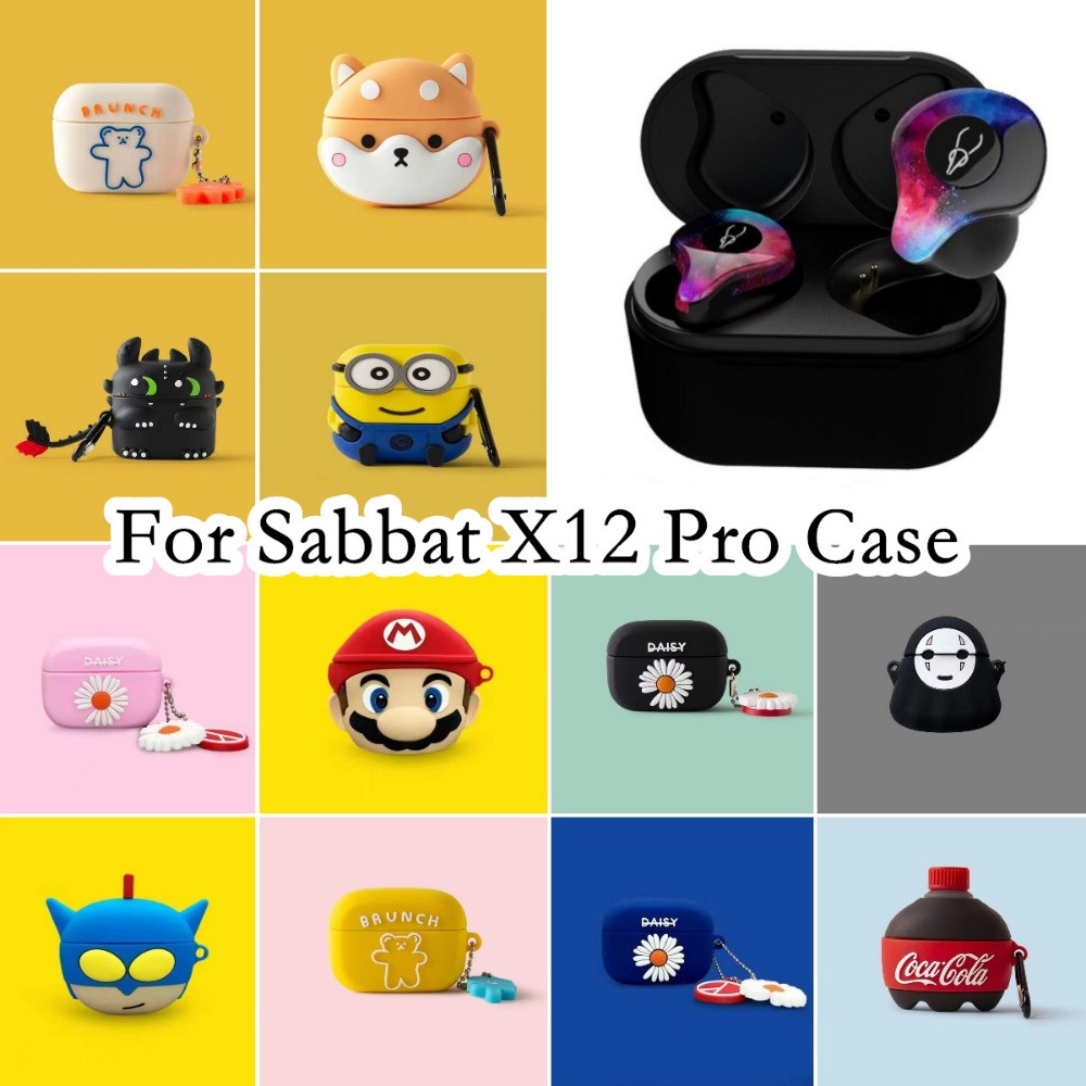 Giảm giá hấp dẫn đối với sabbat x12 pro case cool tide cartoon series dành cho sabbat x12 pro vỏ bọc tai nghe mềm