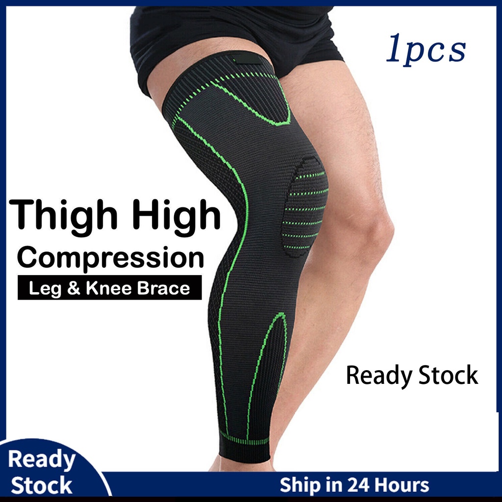 Suke 1/2 cái hỗ trợ đầu gối đàn hồi cao nẹp nén viêm khớp chạy phòng tập thể dục thể thao dài toàn chân tay áo hỗ trợ nén đầu gối