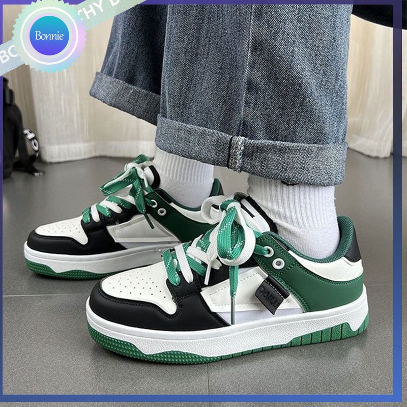 Bonnie Cathy Giày sneaker BONNIE CATHY mềm mại thoải mái thoáng khí phong cách Hong Kong thời trang thể thao mùa hè cho nam sinh