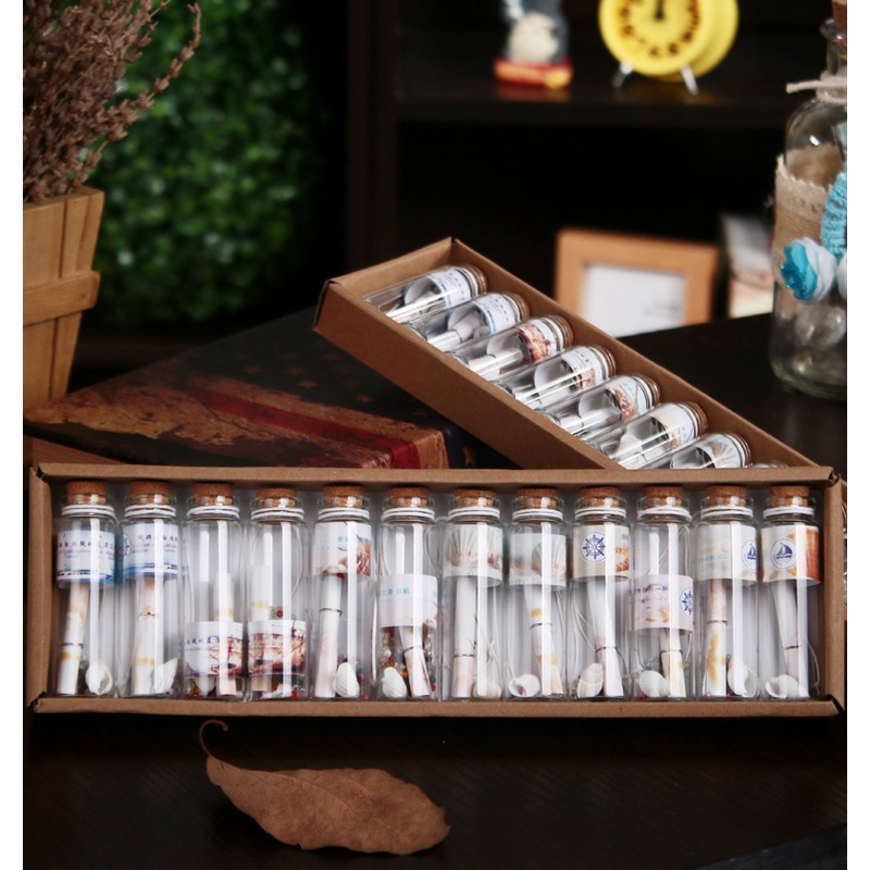 Bình Điều Ước Bằng Thủy Tinh Có Móc Khóa Mặt Gỗ Hình 12 Cung Hoàng Đạo Sáng Tạo Thích Hợp Làm Quà Cho Học