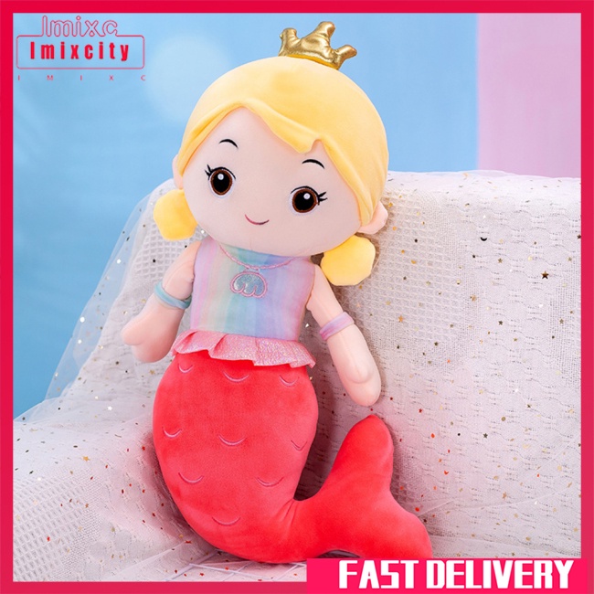 Imixcity dễ thương nàng tiên cá công chúa búp bê cô gái sáng tạo phim hoạt hình sang trọng món quà sinh nhật cho bé gái