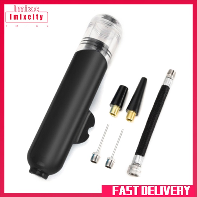 Máy bơm bóng bằng tay imixcity với vòi phun khí bằng kim khí máy bơm hơi di động cho bóng đá bóng rổ bơm hơi