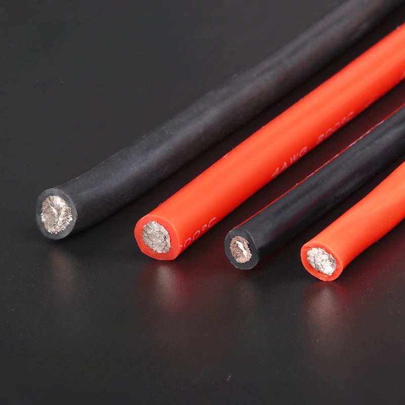 Dây Cáp Silicon 5M / 2M 8awg 9awg 10awg 11 awg 12Awg 13awg 14 awg 15 awg Đen