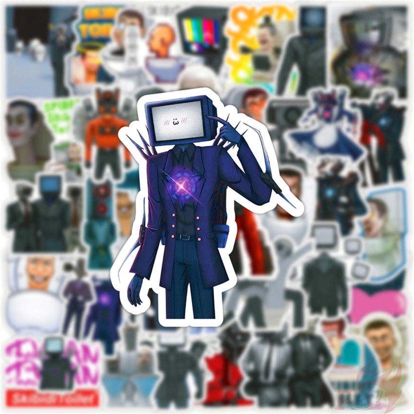 ❉ Skibidi Toilet Series 03 Stickers ❉ 50Pcs/Set Waterproof DIY Fashion Decals Doodle Stickers