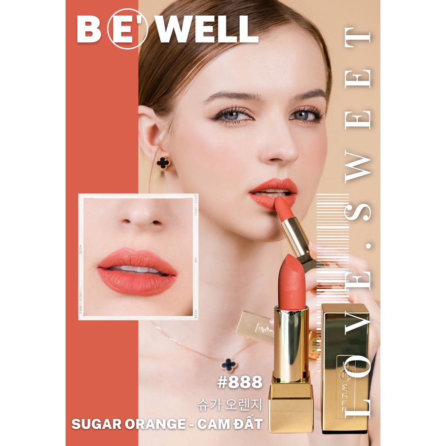Son thỏi Bewell Love Sweet Matte Lip Stick Limited Edition