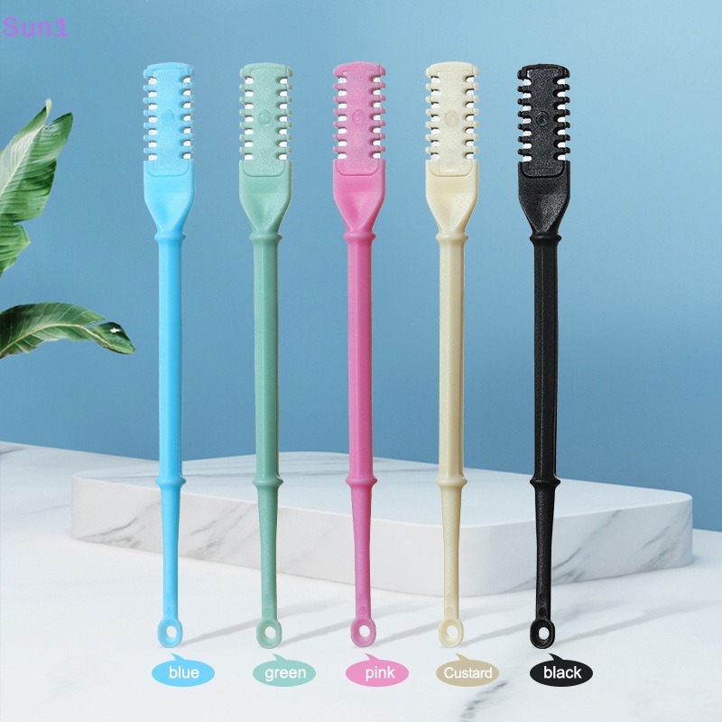 Sun1> 360 độ rotag double head nose hair trimmer earpick nose hair removal dụng cụ cắt tỉa lông tai mũi cầm tay tốt