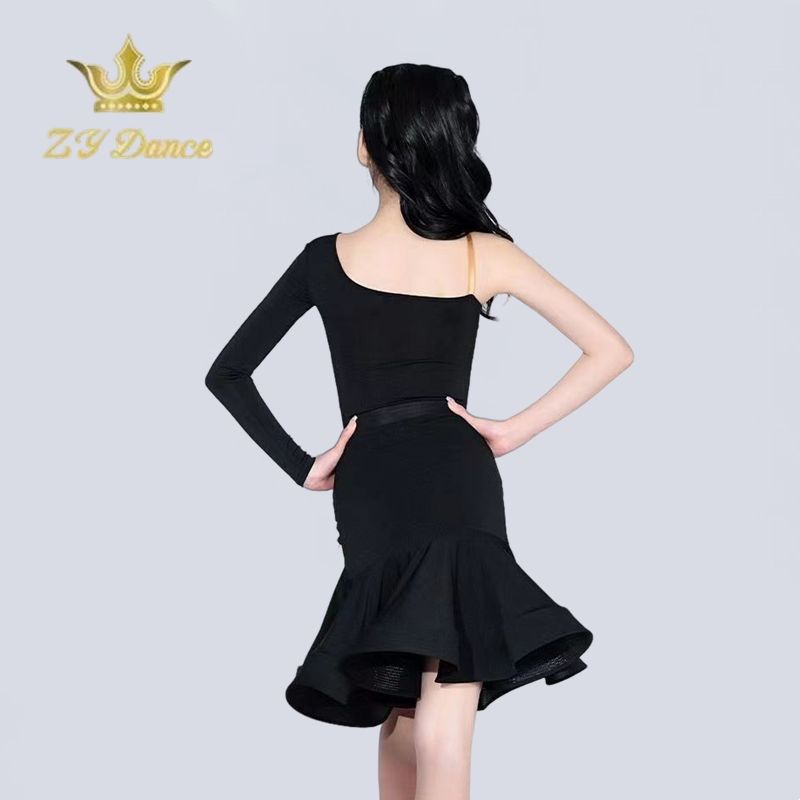 Mùa hè mới dành cho trẻ em trang phục khiêu vũ latin tiêu chuẩn phân loại bộ đồ chia đôi nâng cao thực hành chuyên nghiệp mặc nữ