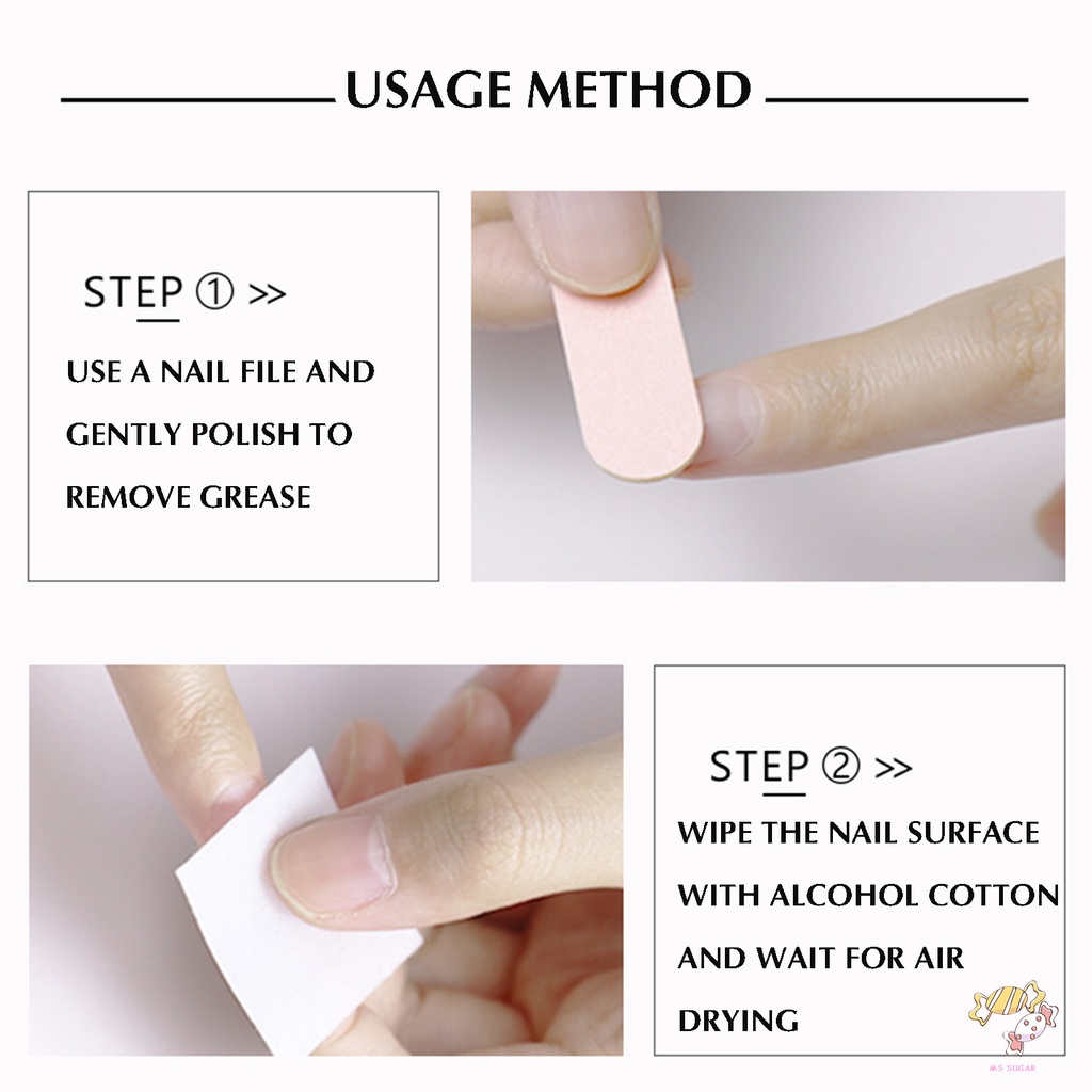 YADORNOS Keo dán móng tay jelly stickers double sided tape nâng cấp tăng cường