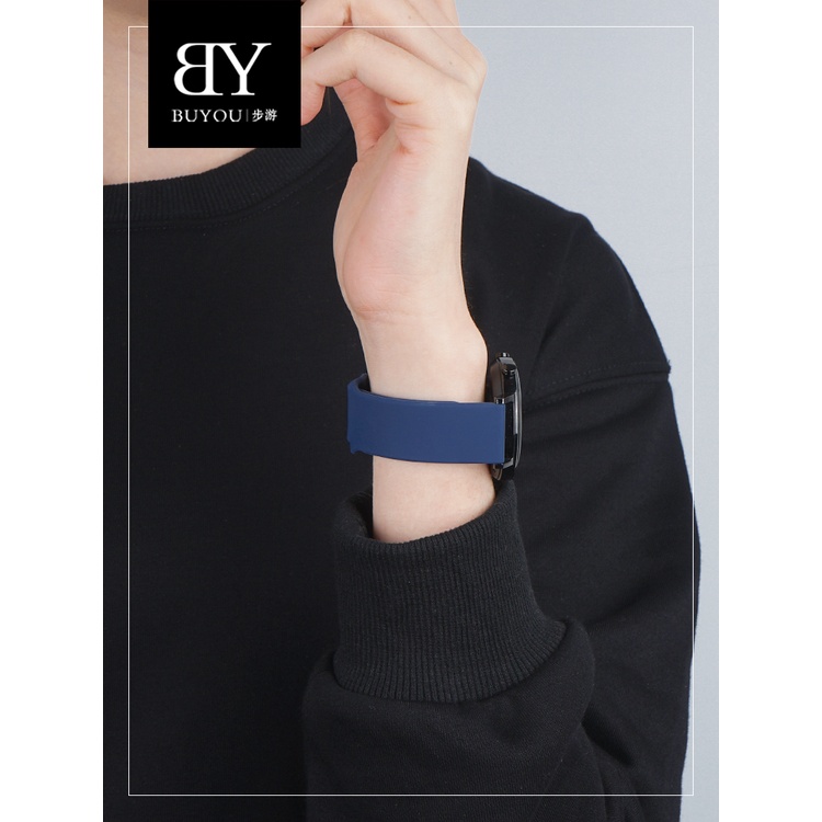 Thích hợp cho samsung galaxy watch 6 5 4 43mm 47mm 40mm 44mm dây đeo silicon thích hợp cho active 2 3 dây đeo silicon thời trang và cao cấp