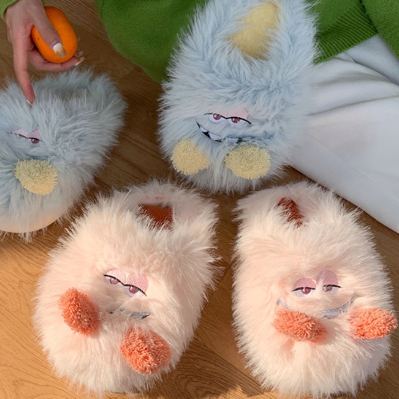 One more shoes⭐Dép Bông Đi Trong Nhà Hình Quái Vật Hoạt Hình Xinh Xắn Cho Nữ