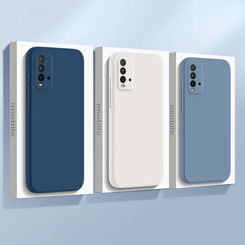 🔥🔥🔥  ốp lưng  xiaomi redmi 9t Ốp Điện Thoại trơn cạnh Vuông Mềm Chống Sốc