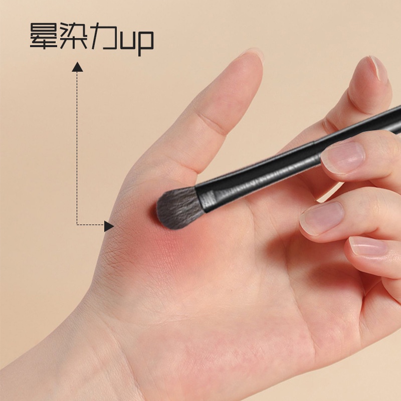 Brushed 6 eyeshadow brush set brush large small small blade eyeliner brush finger belly nose shadow brush under eyes to makeup brush ready stock