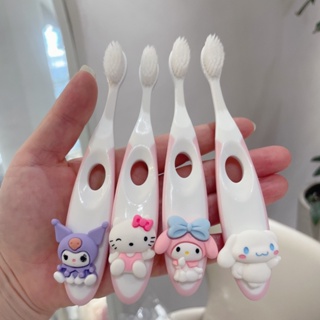 4pc bàn chải đánh răng cho bé sanrio hellokitty chăm sóc răng miệng cho bé