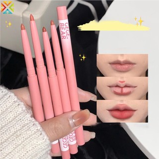 Mousse lipliner phác thảo hình dạng môi độ bão hòa thấp nude matte lipstick không dính vào cup lipliner lipstick