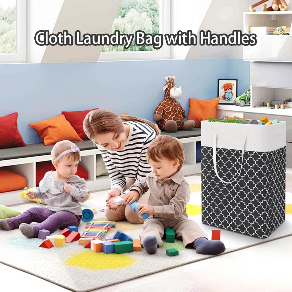 Giỏ Đựng Đồ Giặt Cỡ Lớn 75L Chống Thấm Nước Có Tay Cầm Tiện Dụng Mang Theo Du Lịch