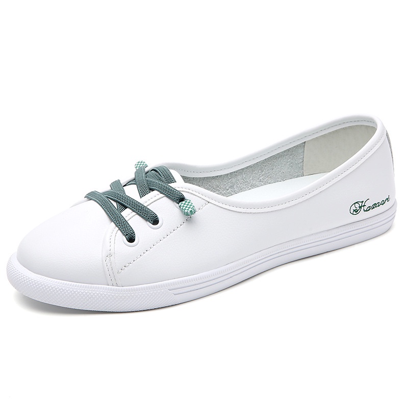 Giày Thể Thao Da Phong Cách Hàn Quốc Năng Động Trẻ Trung Dành Cho Nữ