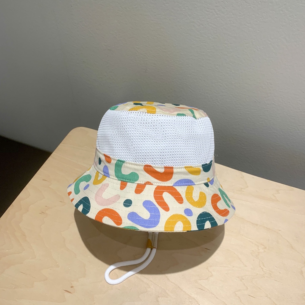 Mũ Tai Bèo Chống Nắng Phối Lưới Thoáng Khí Thời Trang Mùa Hè Cho Bé