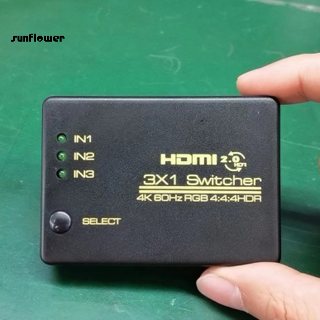 Bộ Chia Chuyển Đổi Video HDMI 3 Trong 1 Chất Lượng Cao