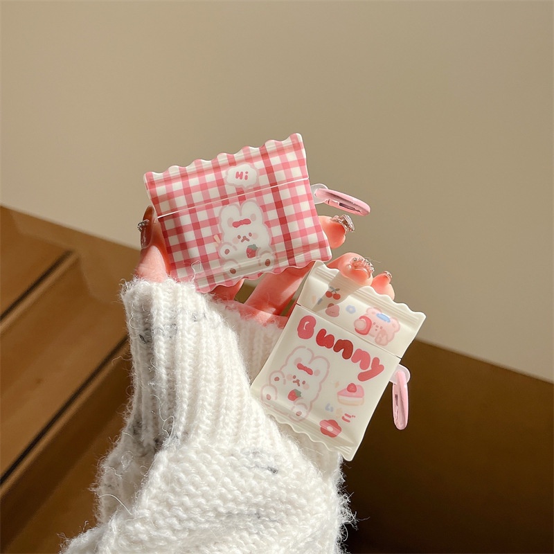 Ốp Hộp Đựng Tai Nghe Nhét Tai Hình Thỏ Cho AirPods 1 / 2 / 3 / Pro