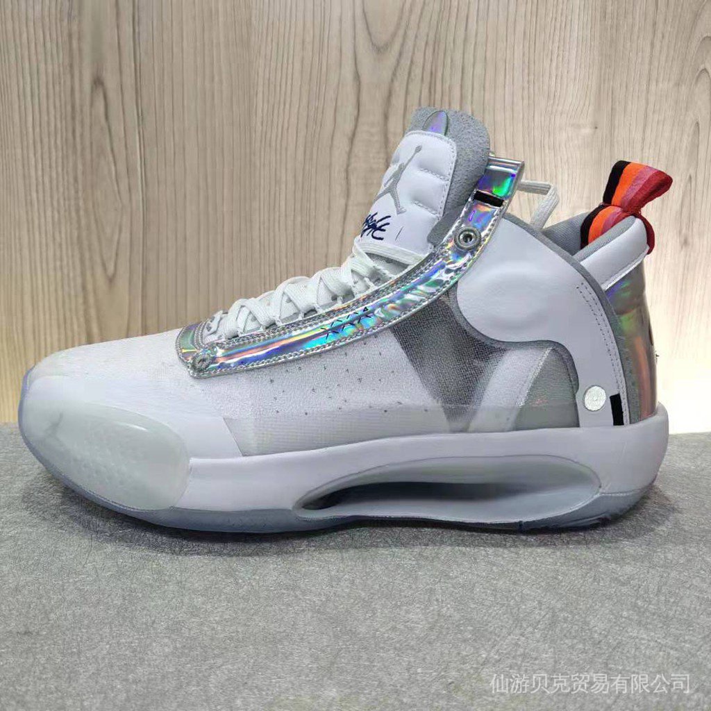 Giày bóng rổ trắng Nike2200 Air Jordan 34 aj34 Phong Cách Retro 2020 Cho Nam