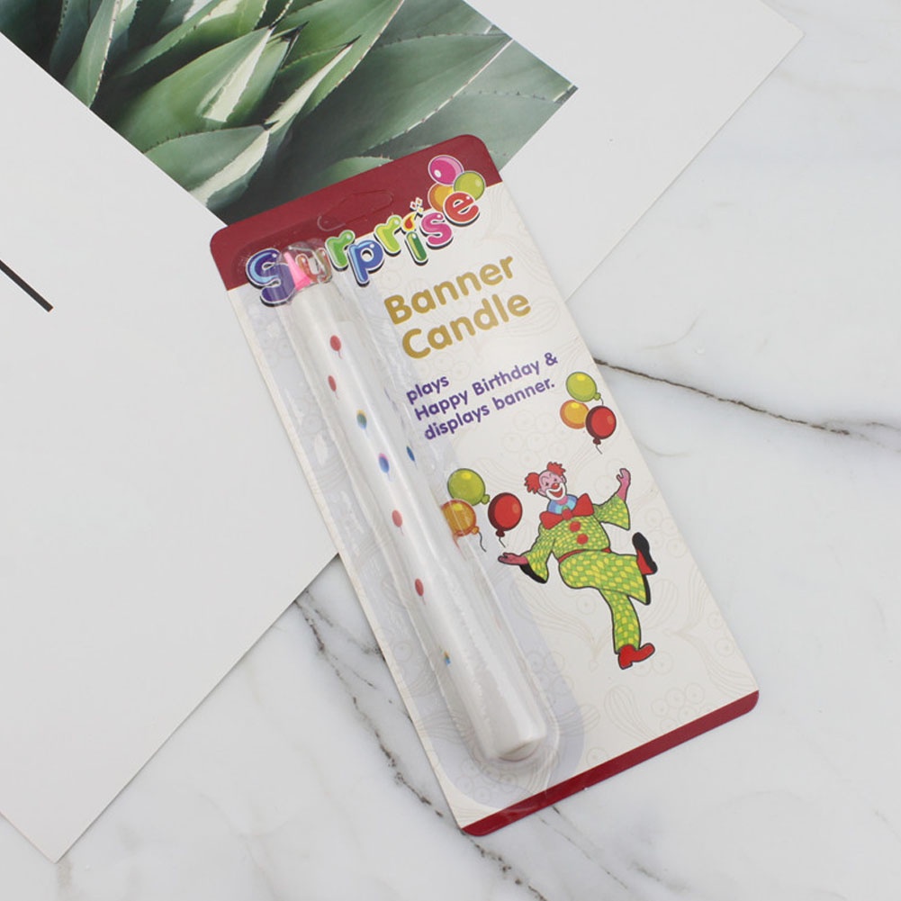 Nến Sinh Nhật Hình Chú Hề Hoạt Hình Dùng Trang Trí