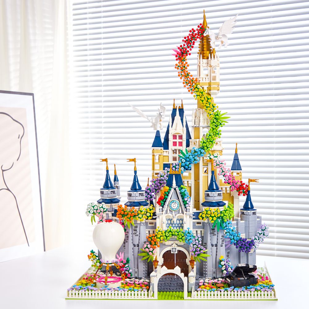 Disney Bộ Đồ Chơi Lắp Ráp Lâu Đài Cho Bé Gái 8-12 Tuổi