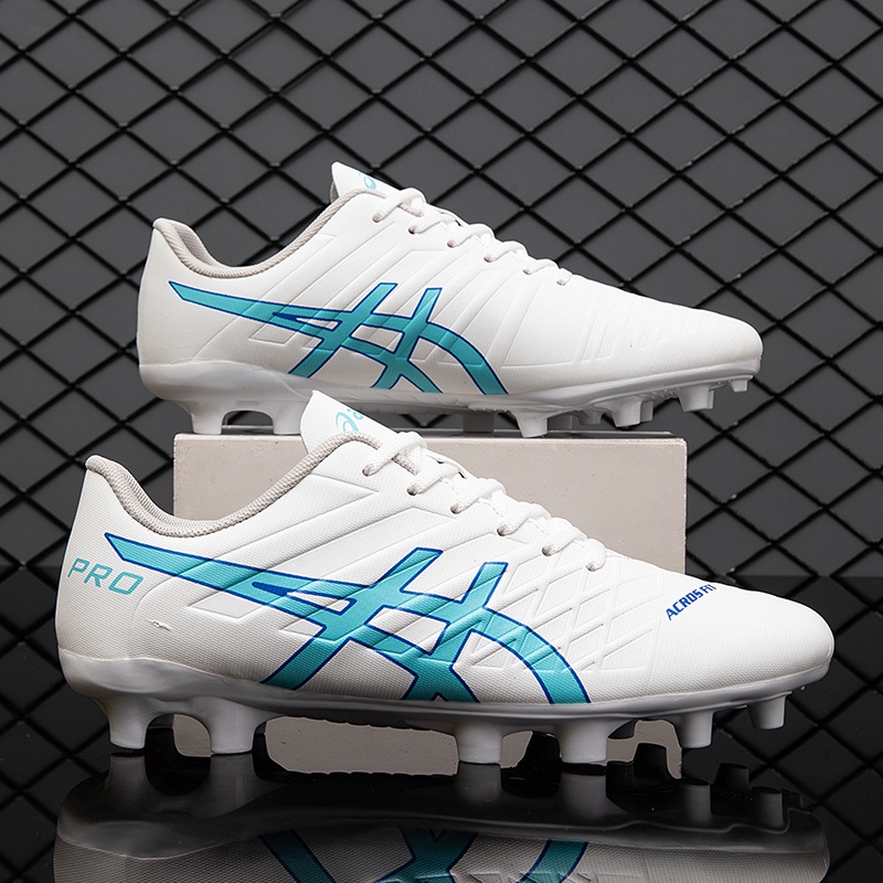 Giày Thể Thao Đá Bóng Asics TF / FG Màu Vàng Trắng Thời Trang Cho Nam 5ae6