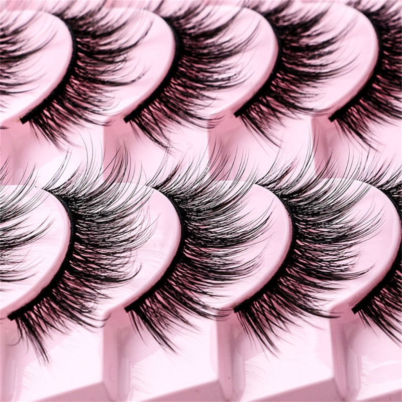 Set 10 Cặp Lông Mi Giả Ngắn Tự Nhiên YOUYO