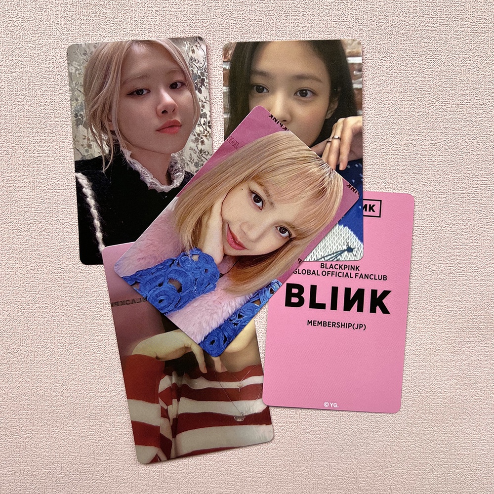 Bộ Thẻ Hình Nhóm Nhạc BLACKPINK Nhật Bản Xinh Xắn