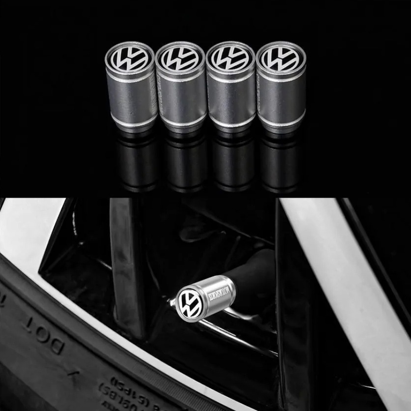 Set 4 Nắp Van Bánh Xe Hơi Toyota Chevrolet