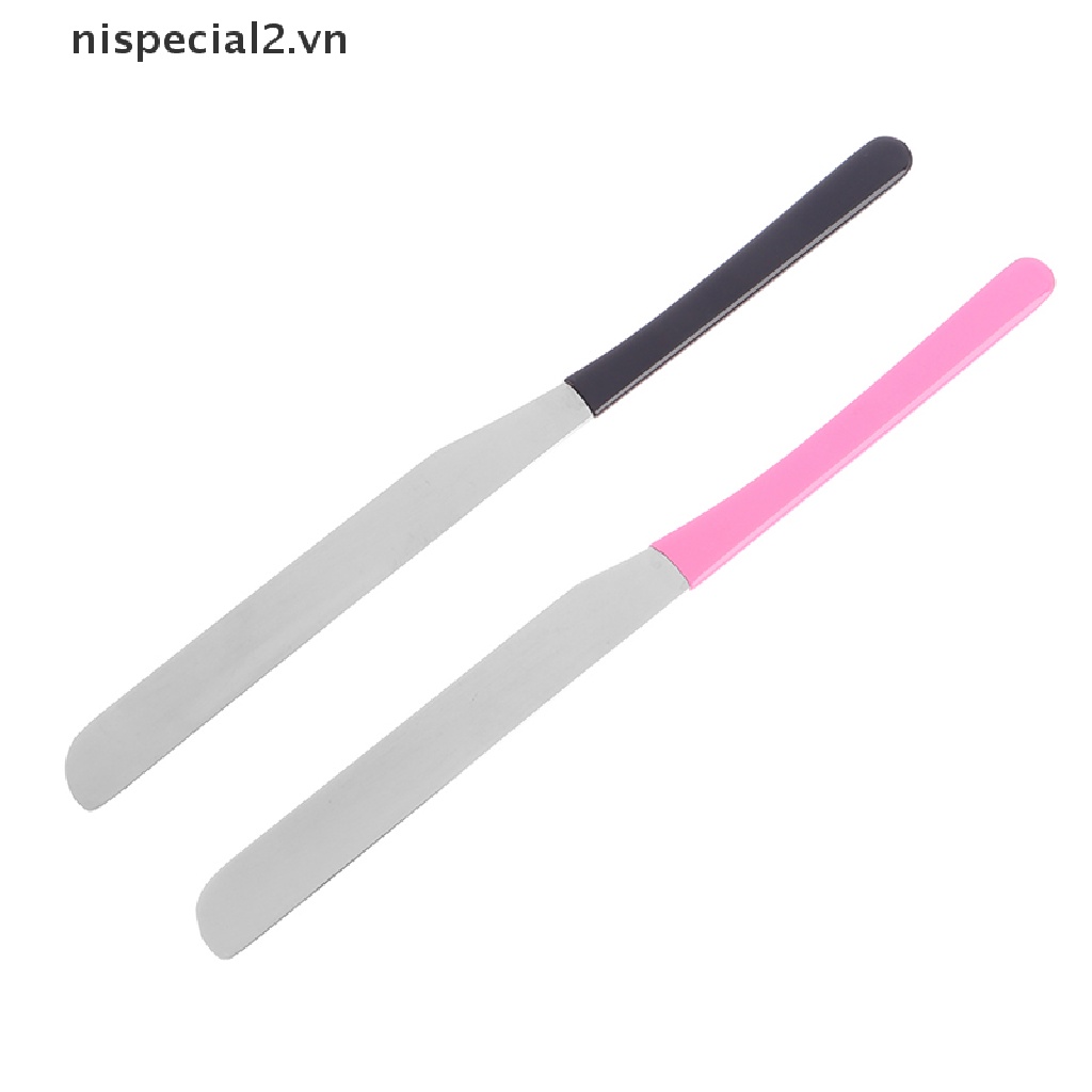 Que Trộn Kem Nền Trang Điểm Bằng Thép Không Gỉ