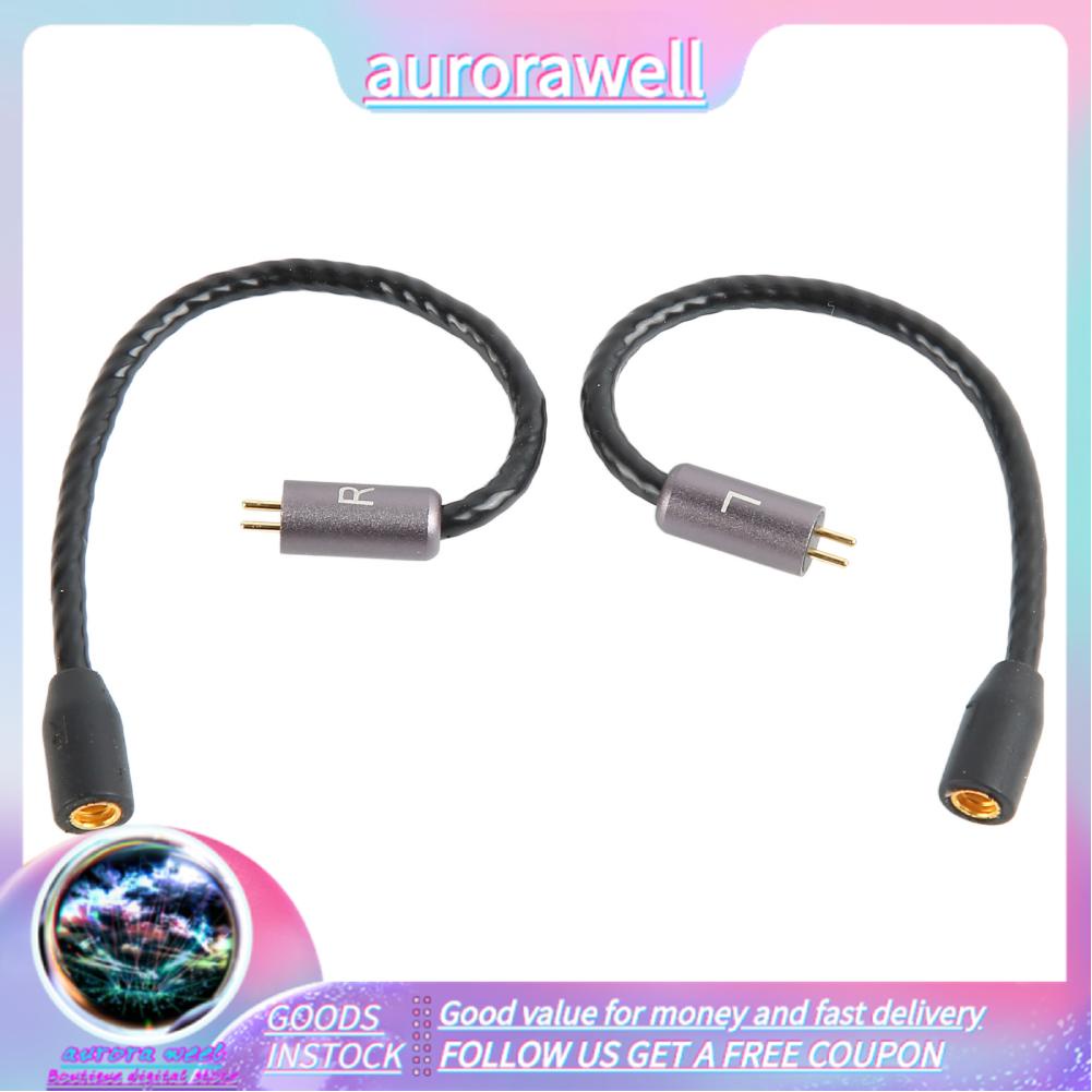 Aurorawell MMCX To 2 Pin 0.78mm Cable  Adapter Free Copper Plugging Unplugging Resistant Convenient for AS06 V20 ZS6